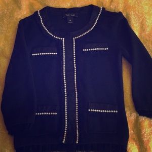 Awesome pearl detailed cardigan